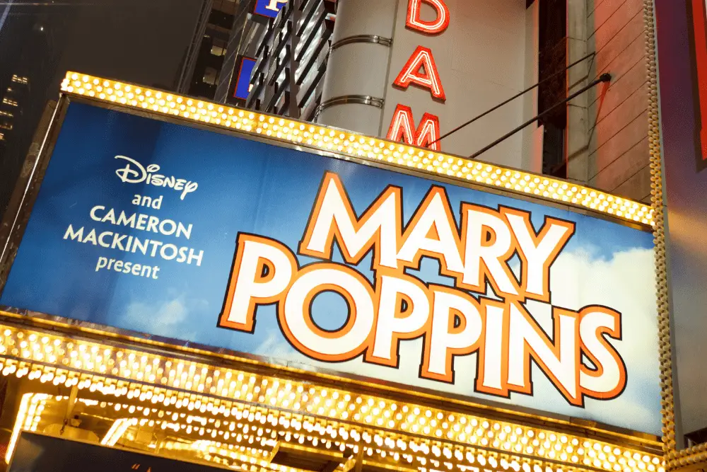 Mary Poppins Musical at New Amsterdam Theater in NYC