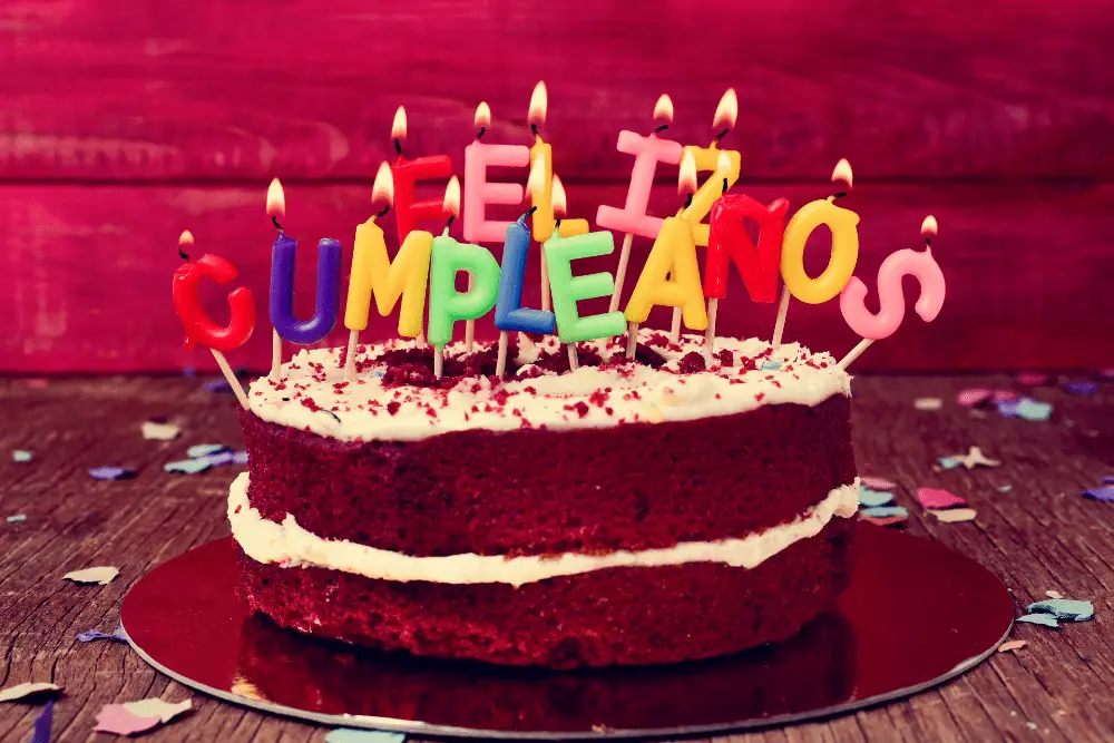 Feliz Cumpleanos Birthday Cake