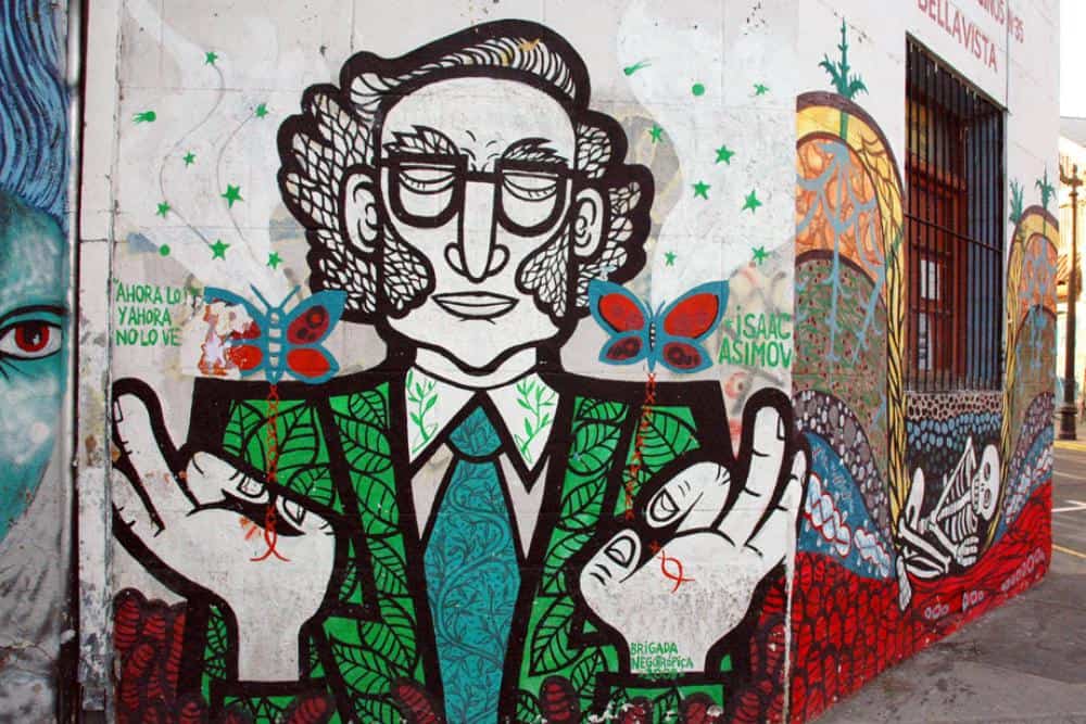 Isaac Asimov Mural