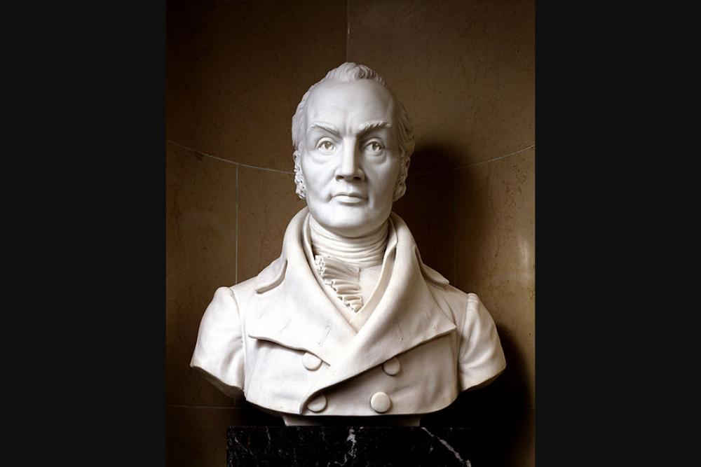 A statue of Aaron Burr
