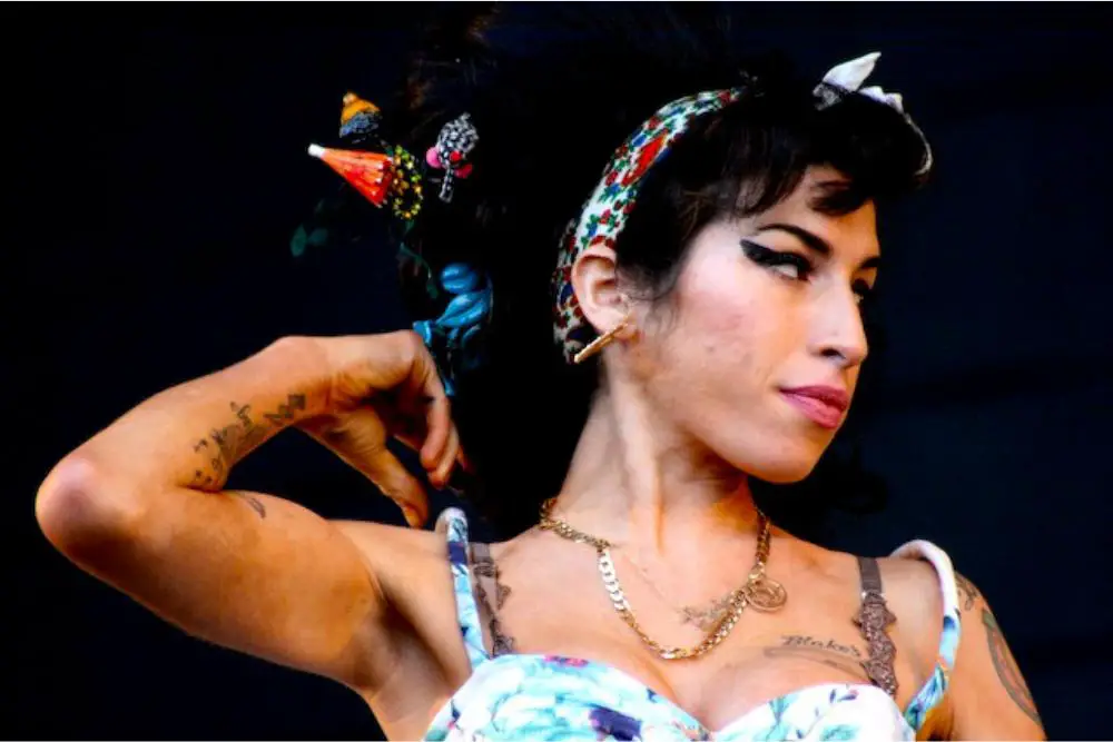 Amy Winehouse during a performance