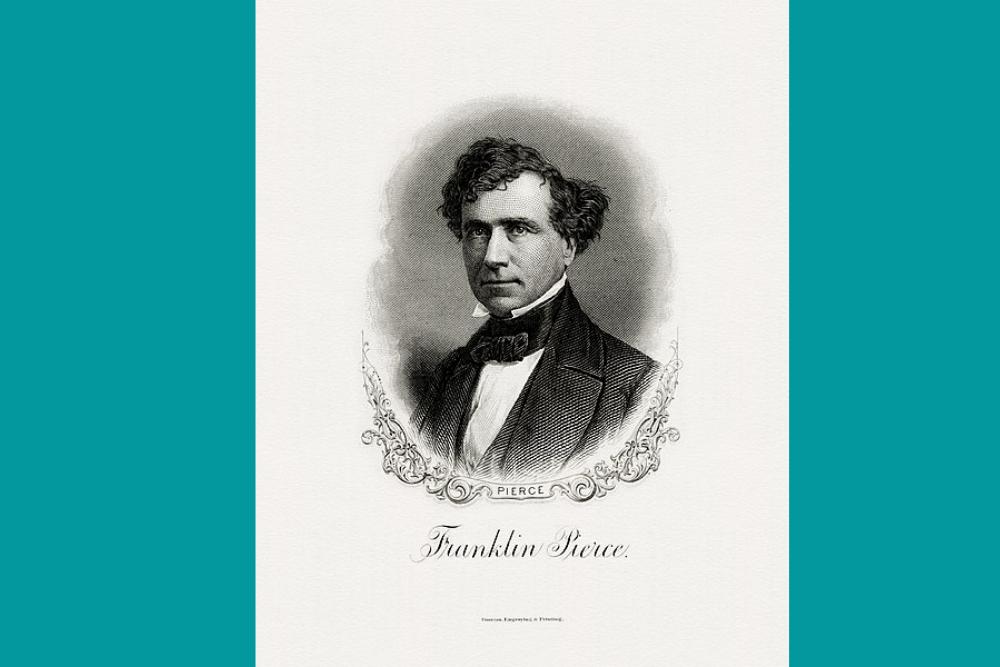 Franklin Pierce, the 14th president of the US
