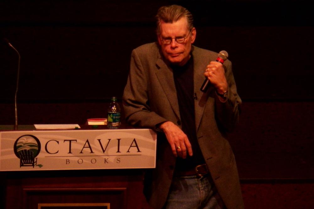 Stephen King in 2011 answering a question
