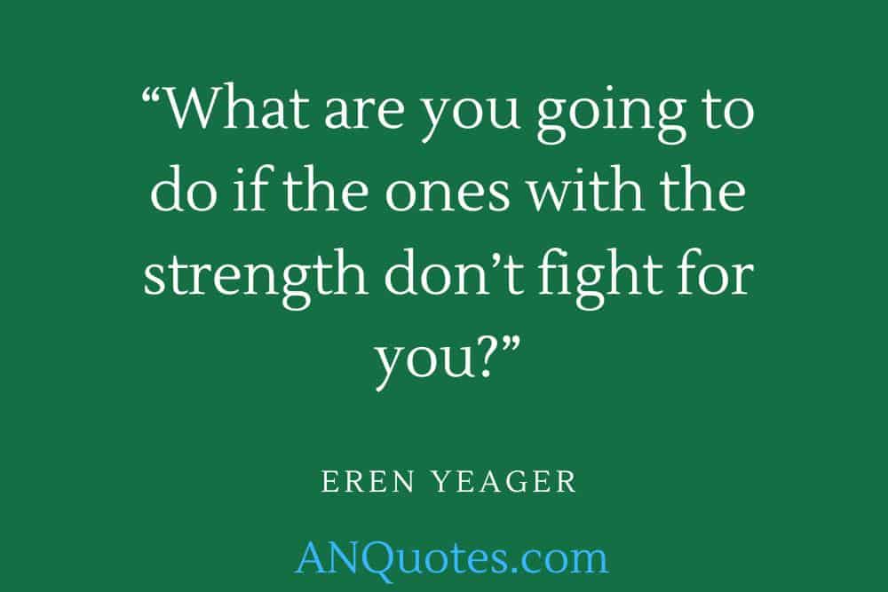 Eren Yeager Quotes