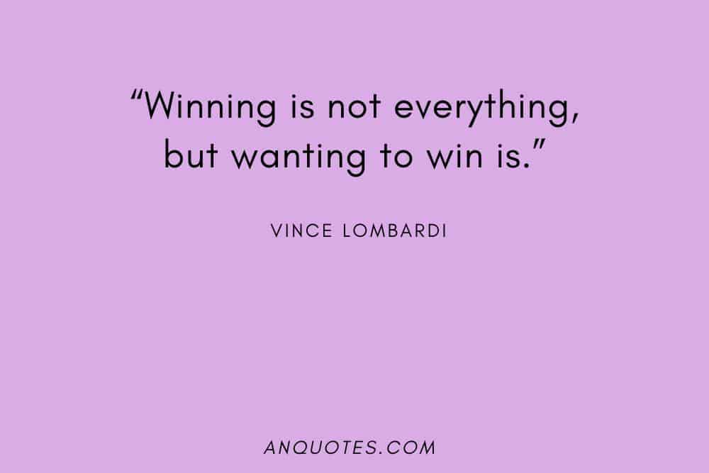 Vince Lombardi quote on a purple background