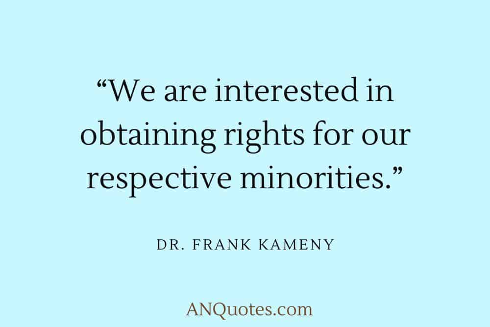 Frank Kameny on minority rights