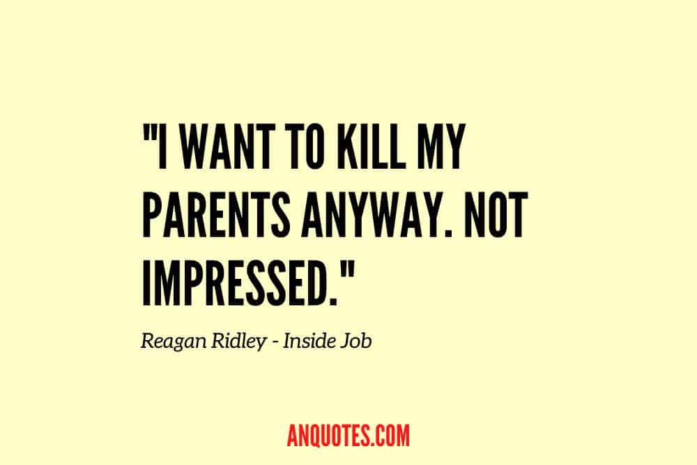 Reagan Ridley Quote about Her Parents from the Inside Job