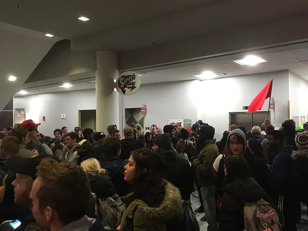 Ben Shapiro protests at Ohio State