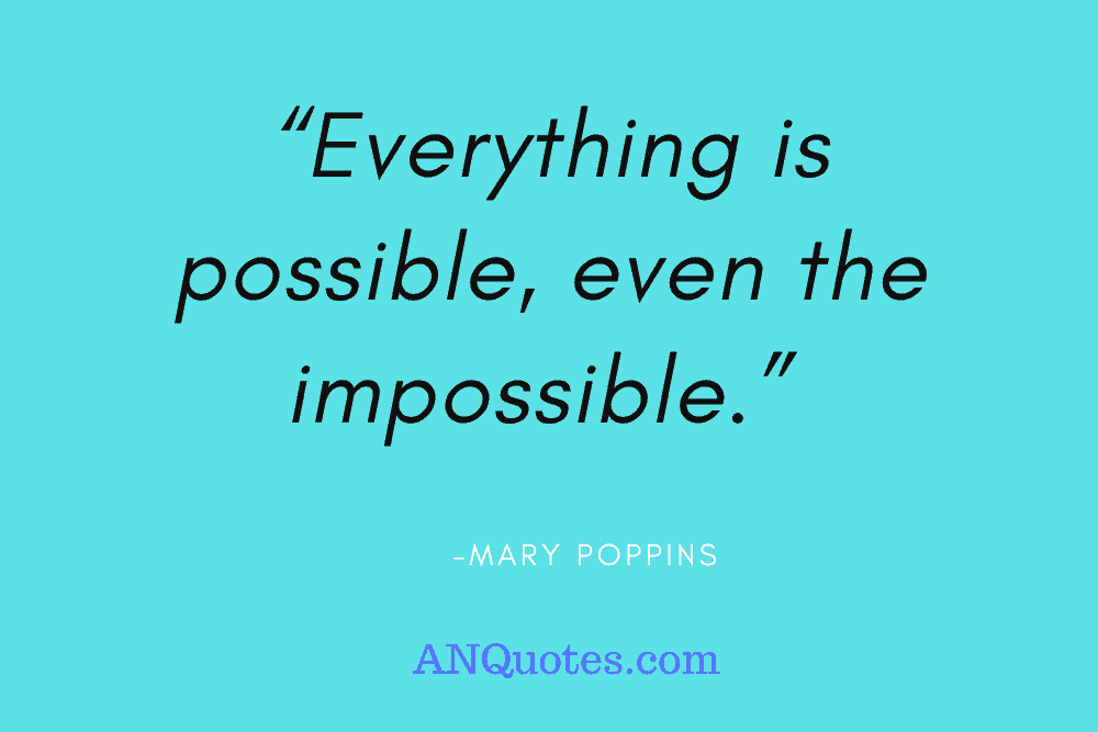 Mary Poppins Movie Quotes