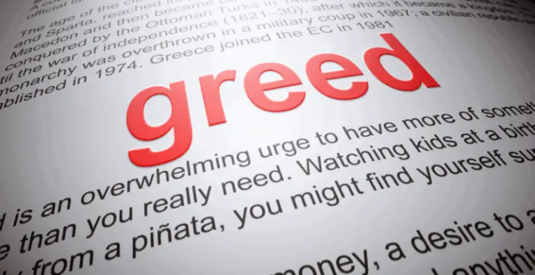 greed is good essay