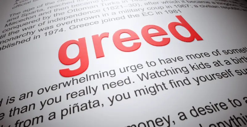 Quotes about Greed