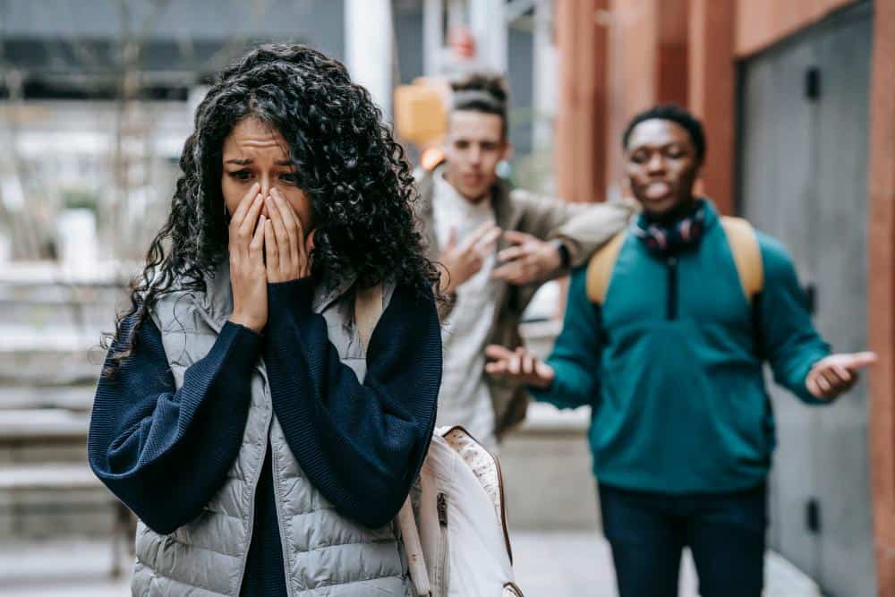 Woman upset after her peers passed rude comment