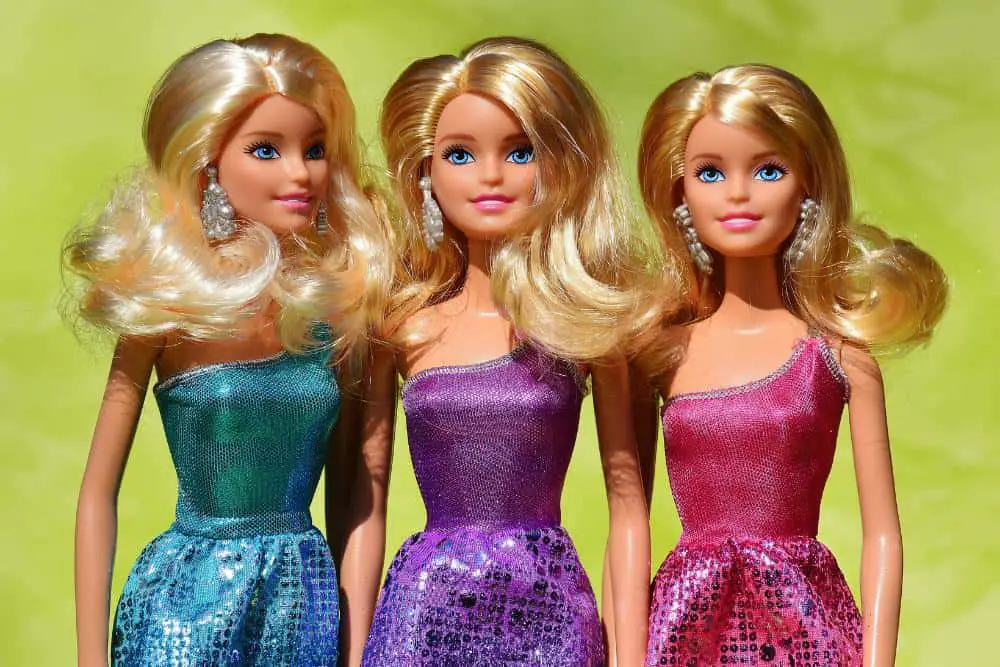 Three Barbie Dolls