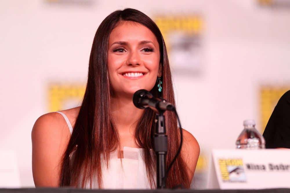 Nina Dobrev, the actress who plays Elena Gilbert