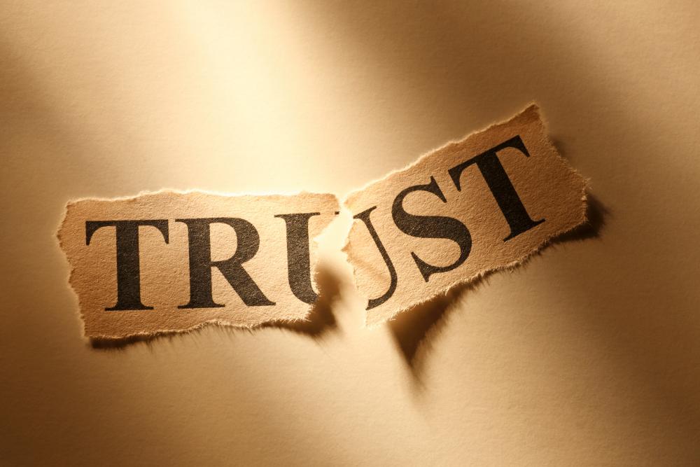  broken trust cannot be regained easily