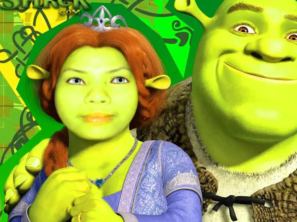 Princess Fiona with Shrek