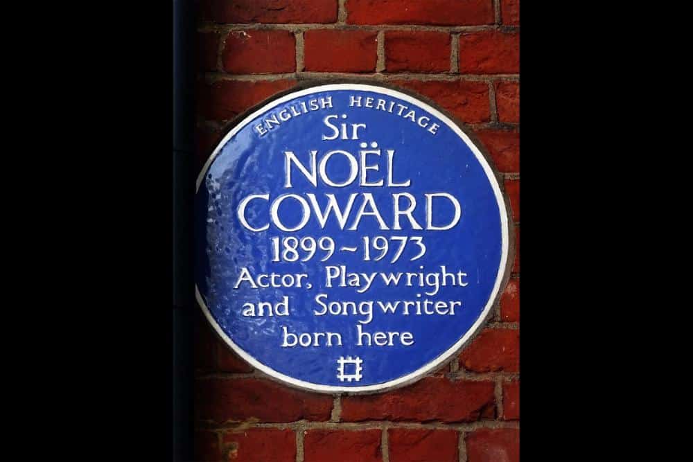 Sir Noël Coward plaque