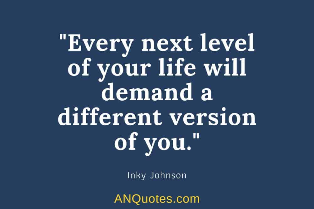 Inky Johnson quote about growth