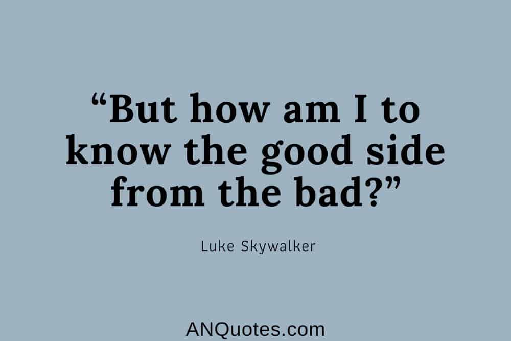 Luke Skywalker quote